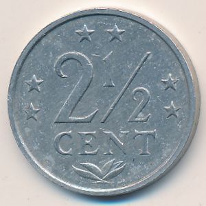 Антильские острова, 2 1/2 цента (1979 г.)