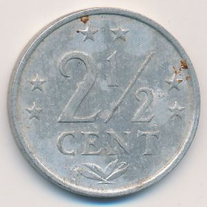 Антильские острова, 2 1/2 цента (1979 г.)