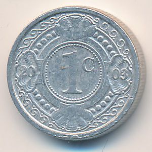 Антильские острова, 1 цент (2003 г.)