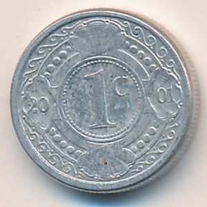 Антильские острова, 1 цент (2001 г.)
