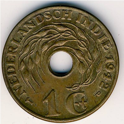 Нидерландская Индия, 1 цент (1942 г.)
