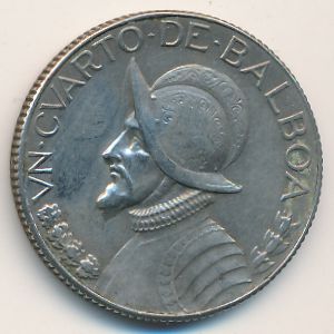 Панама, 1/4 бальбоа (1966 г.)