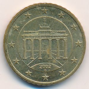 Германия, 50 евроцентов (2002 г.)