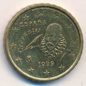 Spain, 10 euro cent, 1999
