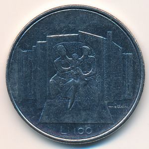 Сан-Марино, 100 лир (1976 г.)
