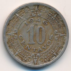 Мексика, 10 сентаво (1946 г.)