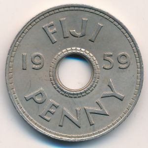 Фиджи, 1 пенни (1959 г.)