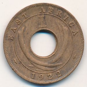 Восточная Африка, 1 цент (1922 г.)