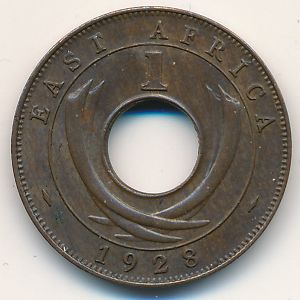 East Africa, 1 cent, 1928