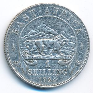 Восточная Африка, 1 шиллинг (1924 г.)