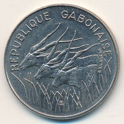 Габон, 100 франков (1982 г.)