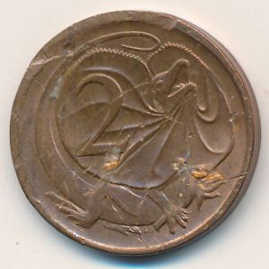 Австралия, 2 цента (1983 г.)