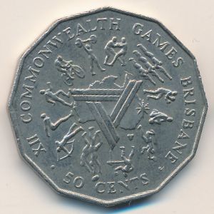 Австралия, 50 центов (1982 г.)