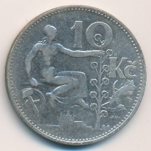 Чехословакия, 10 крон (1930 г.)