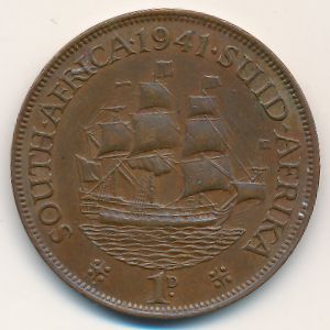 ЮАР, 1 пенни (1941 г.)
