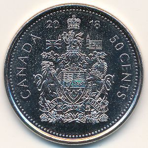 Канада, 50 центов (2018 г.)