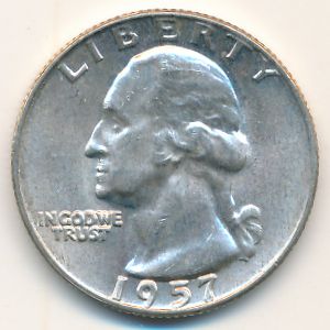 США, 1/4 доллара (1957 г.)