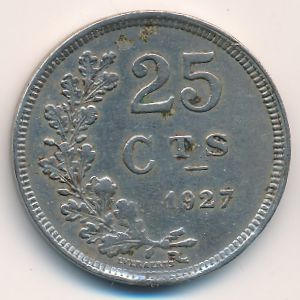 Люксембург, 25 сентим (1927 г.)