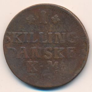 Дания, 1 скиллинг