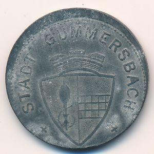 Гуммерсбах., 50 пфеннигов (1917 г.)
