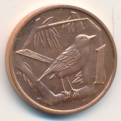 Каймановы острова, 1 цент (2002 г.)