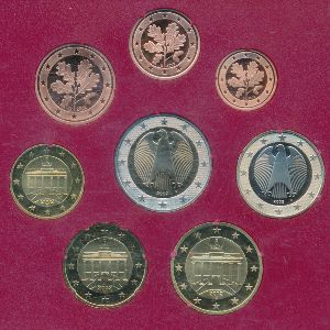 Germany, Набор монет, 2002