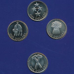 New Zealand, Набор монет, 1998