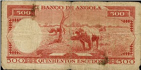 Ангола, 500 эскудо (1970 г.)