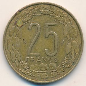 Центральная Африка, 25 франков (1983 г.)