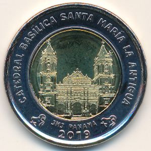 Panama, 1 balboa, 2019