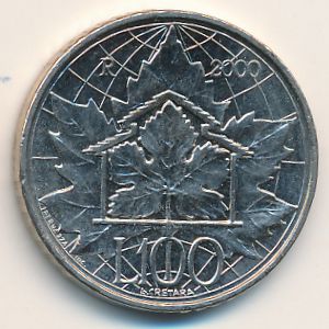 Сан-Марино, 100 лир (2000 г.)