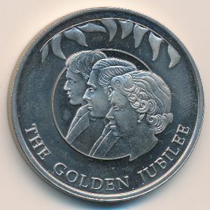 Фолклендские острова, 50 пенсов (2002 г.)