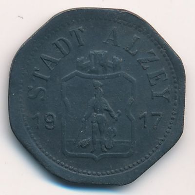 Альцай., 10 пфеннигов (1917 г.)