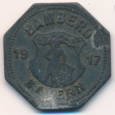 Бамберг., 10 пфеннигов (1917 г.)