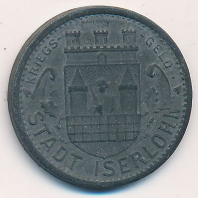 Изерлон., 10 пфеннигов (1917 г.)