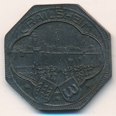 Крайльсхайм., 50 пфеннигов (1918 г.)