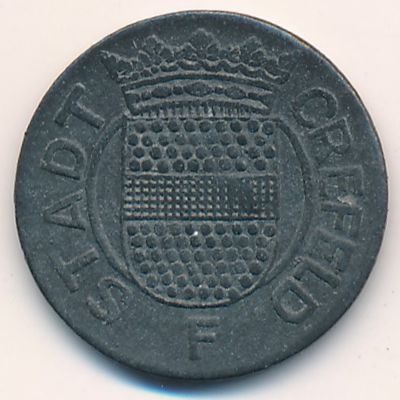 Крефельд., 5 пфеннигов (1919 г.)