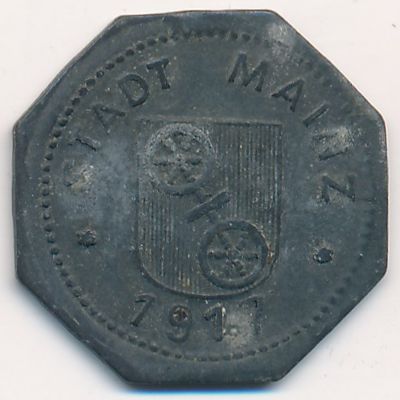 Майнц., 5 пфеннигов (1917 г.)