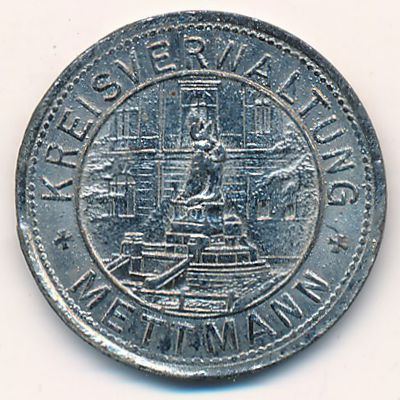 Меттманн., 5 пфеннигов (1917 г.)