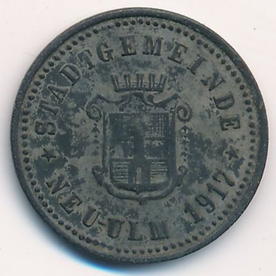 Ной-Ульм., 10 пфеннигов (1917 г.)