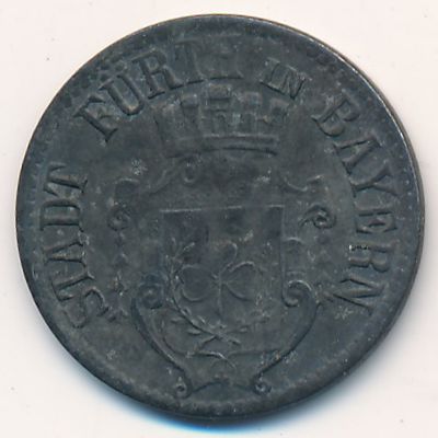 Фюрт., 10 пфеннигов (1917 г.)