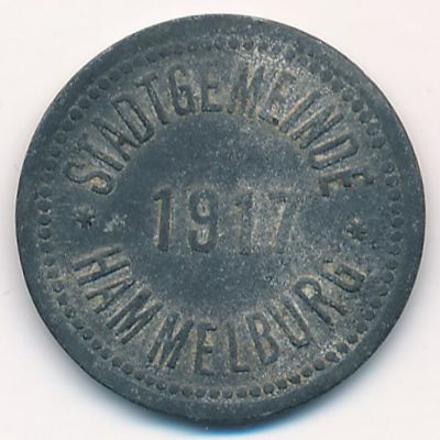 Хаммельбург., 5 пфеннигов (1917 г.)
