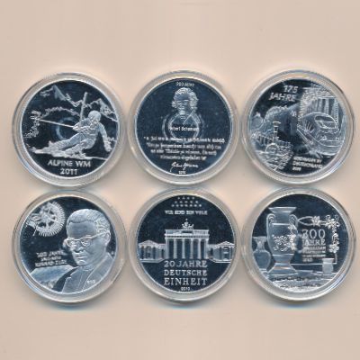 Germany, Набор жетонов, 2010