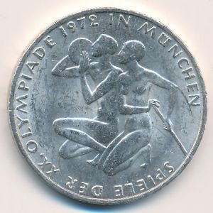 ФРГ, 10 марок (1972 г.)