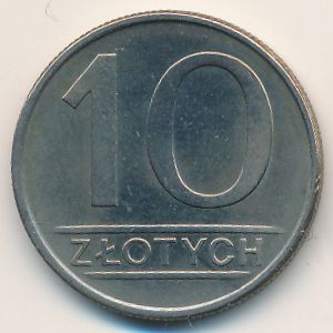 Польша, 10 злотых (1984 г.)