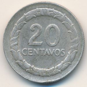 Колумбия, 20 сентаво (1948 г.)