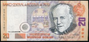 Перу, 20 новых солей (2006 г.)