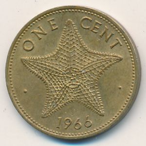 Багамские острова, 1 цент (1966 г.)