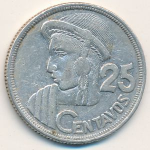 Гватемала, 25 сентаво (1950 г.)