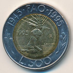 Сан-Марино, 500 лир (1995 г.)